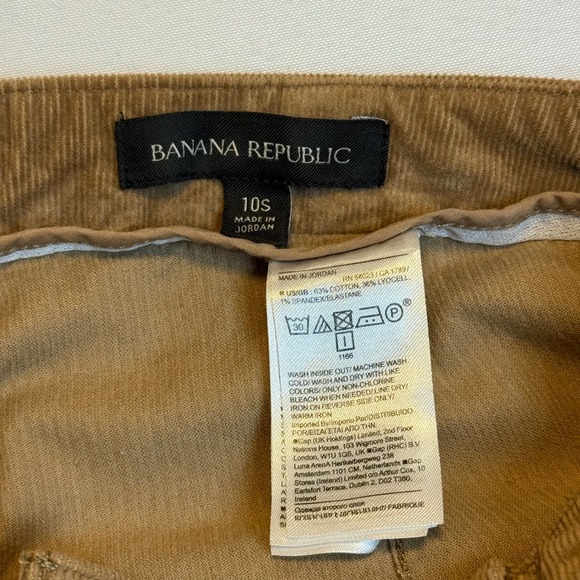 Banana‎ Republic Corduroy Cargo Pants Jogger Ankle Zip Women 10S Workwear # - Picture 7 of 10
